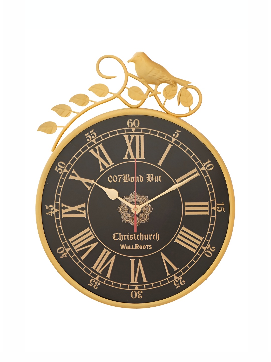 

Heritage India Black Round Traditional Wall Clock