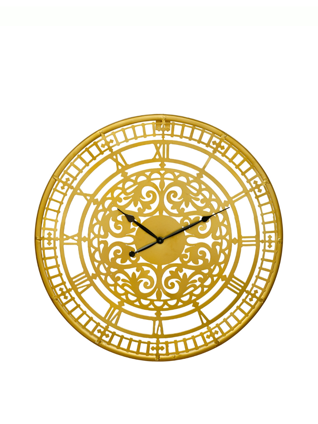 

Heritage India Gold-Toned Contemporary Wall Clock