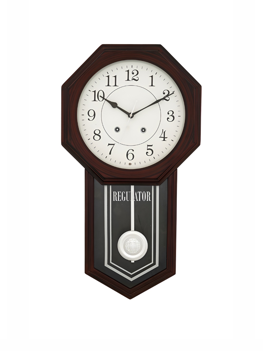 

Heritage India Brown & White Abstract Shaped Contemporary Wall Clock
