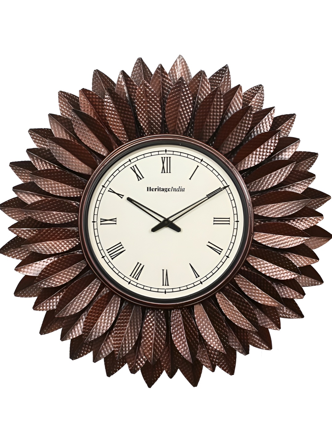 

Heritage India Brown and Black Round Analogue Contemporary Wall Clock