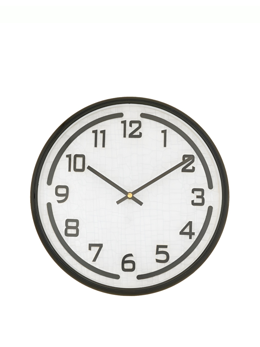 

Heritage India Black & White Round Traditional Analogue Wall Clock