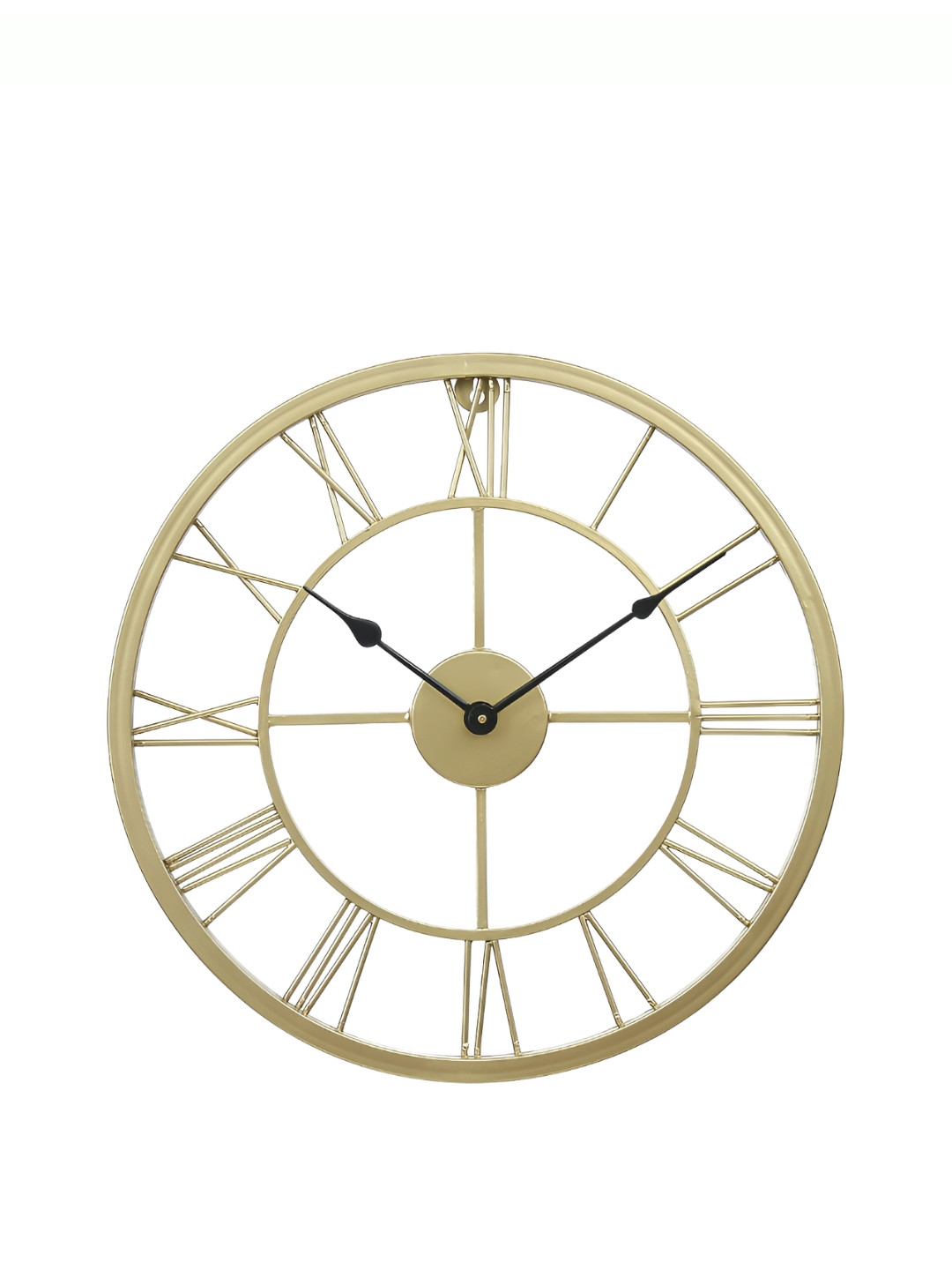 

Heritage India Gold Toned and Black Round Analogue Contemporary Wall Clock