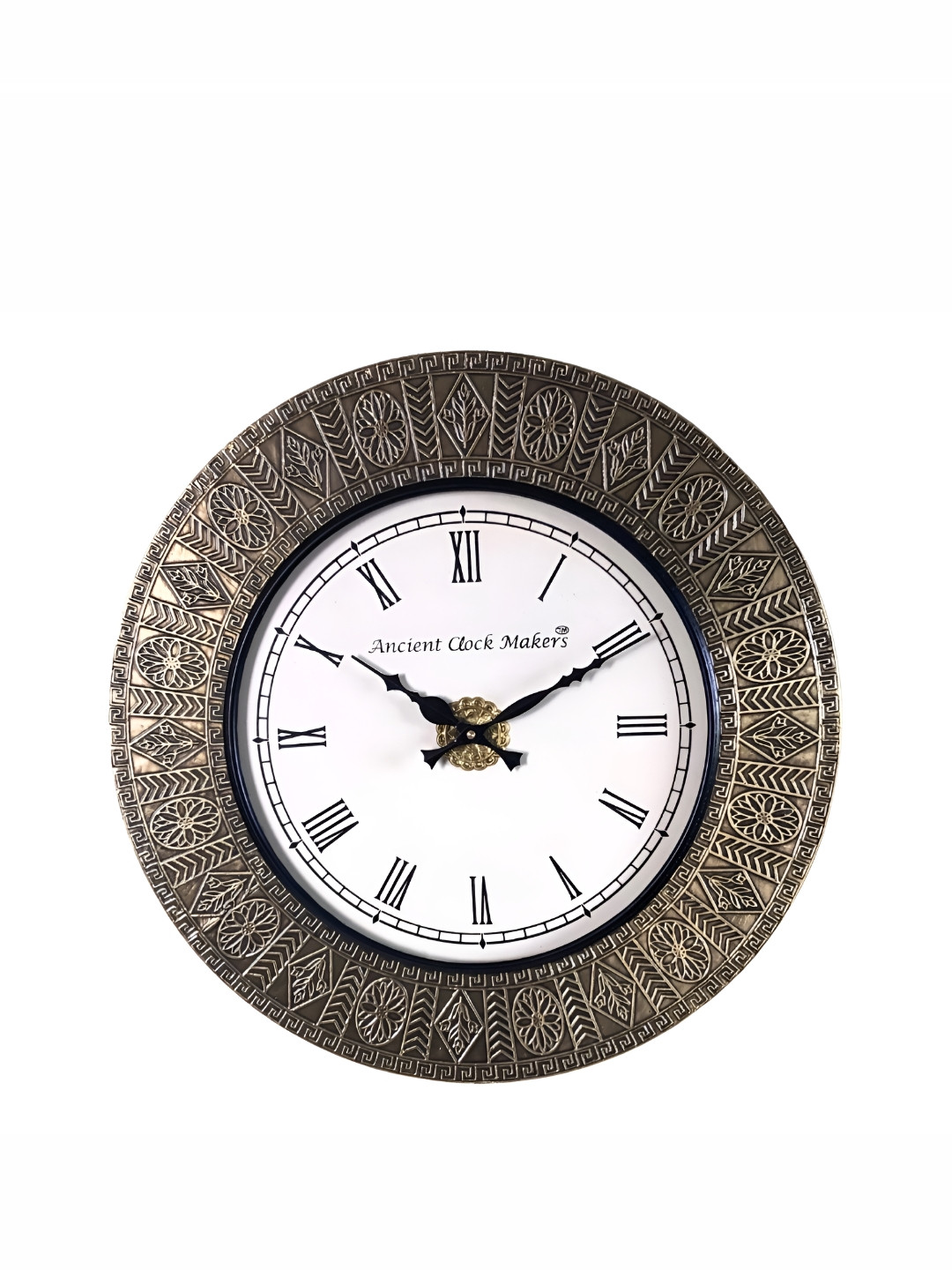 

Heritage India Black Contemporary Wall Clock