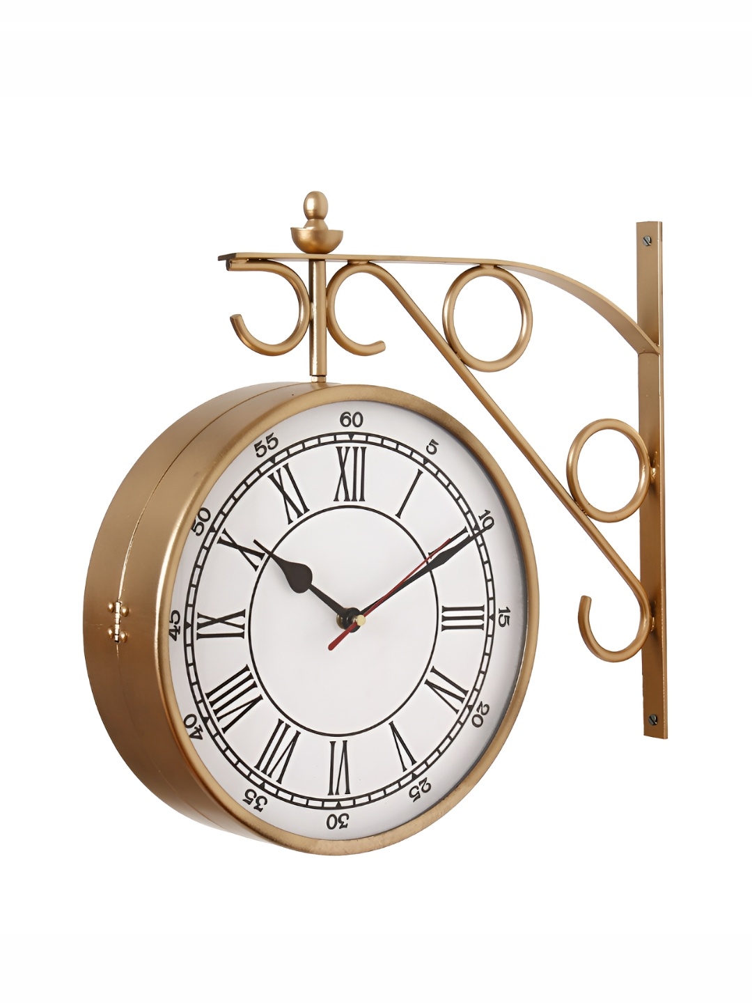 

Heritage India Gold Toned Round Traditional Wall Clock