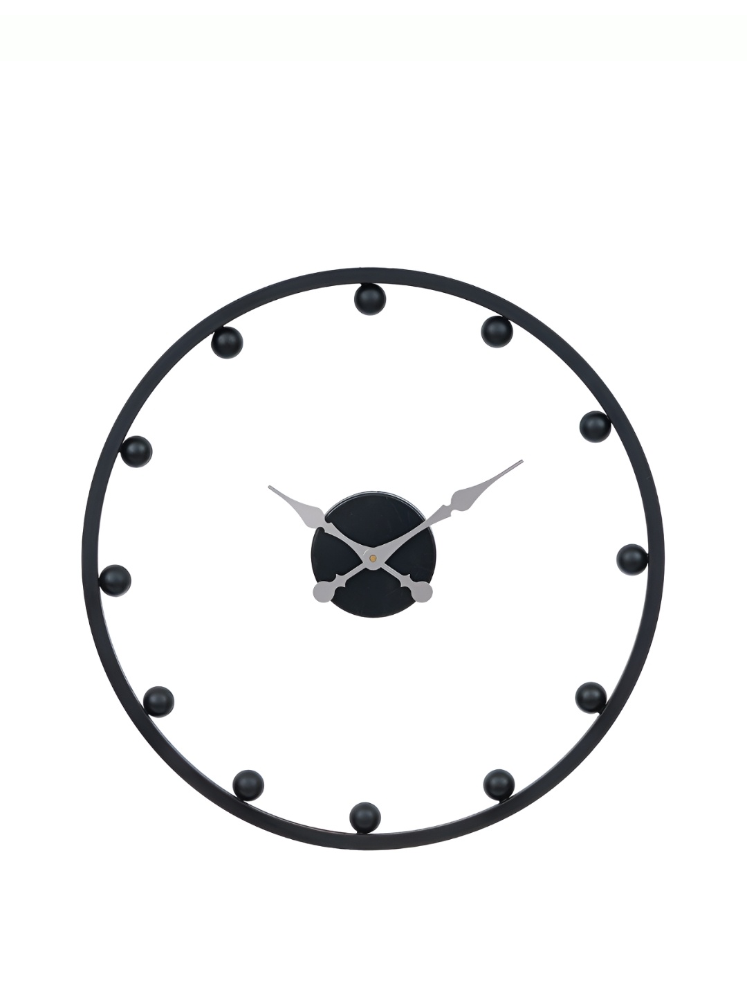 

Heritage India Black Contemporary Round Wall Clock