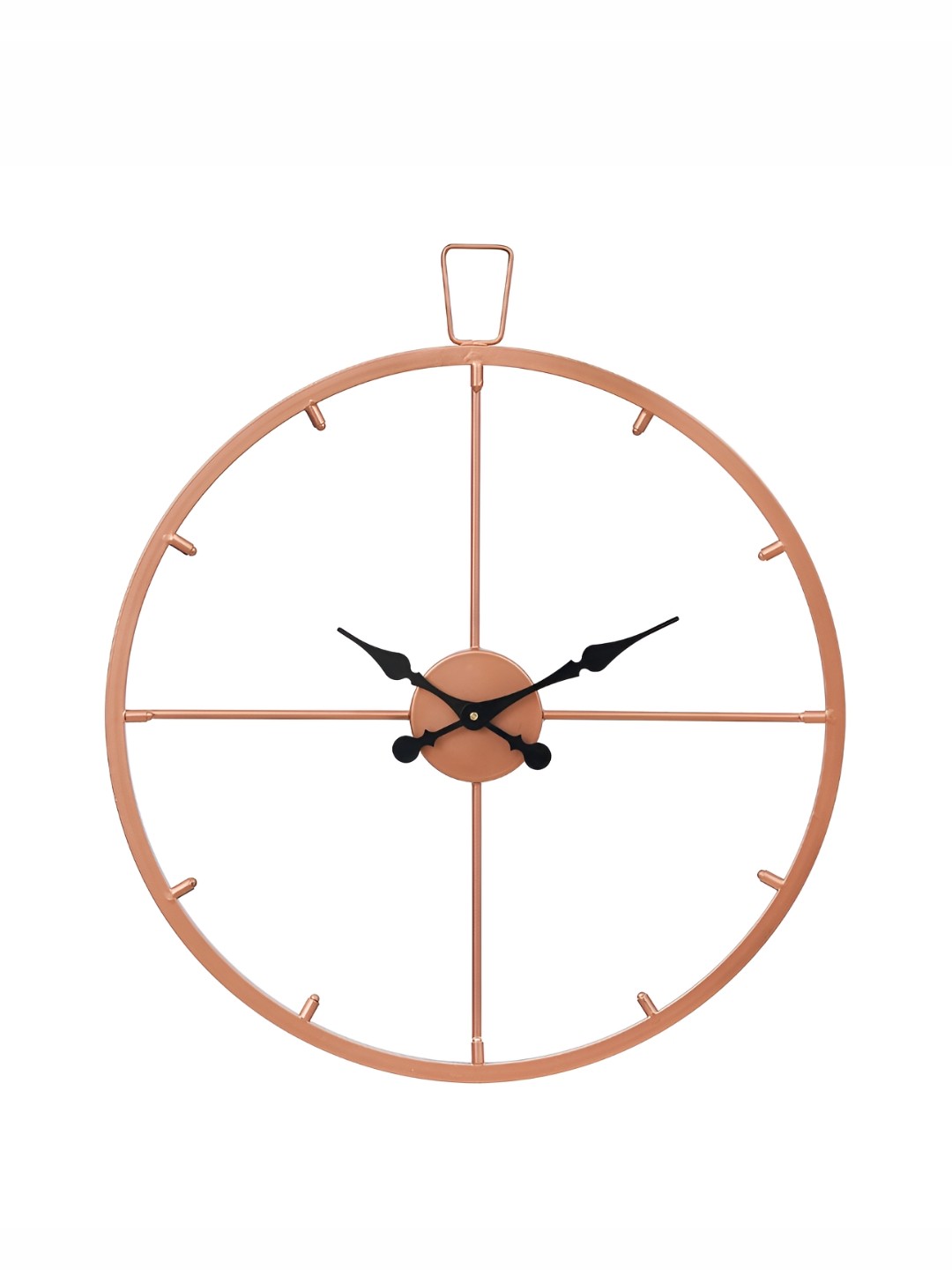 

Heritage India Copper Toned and Black Round Analogue Contemporary Wall Clock
