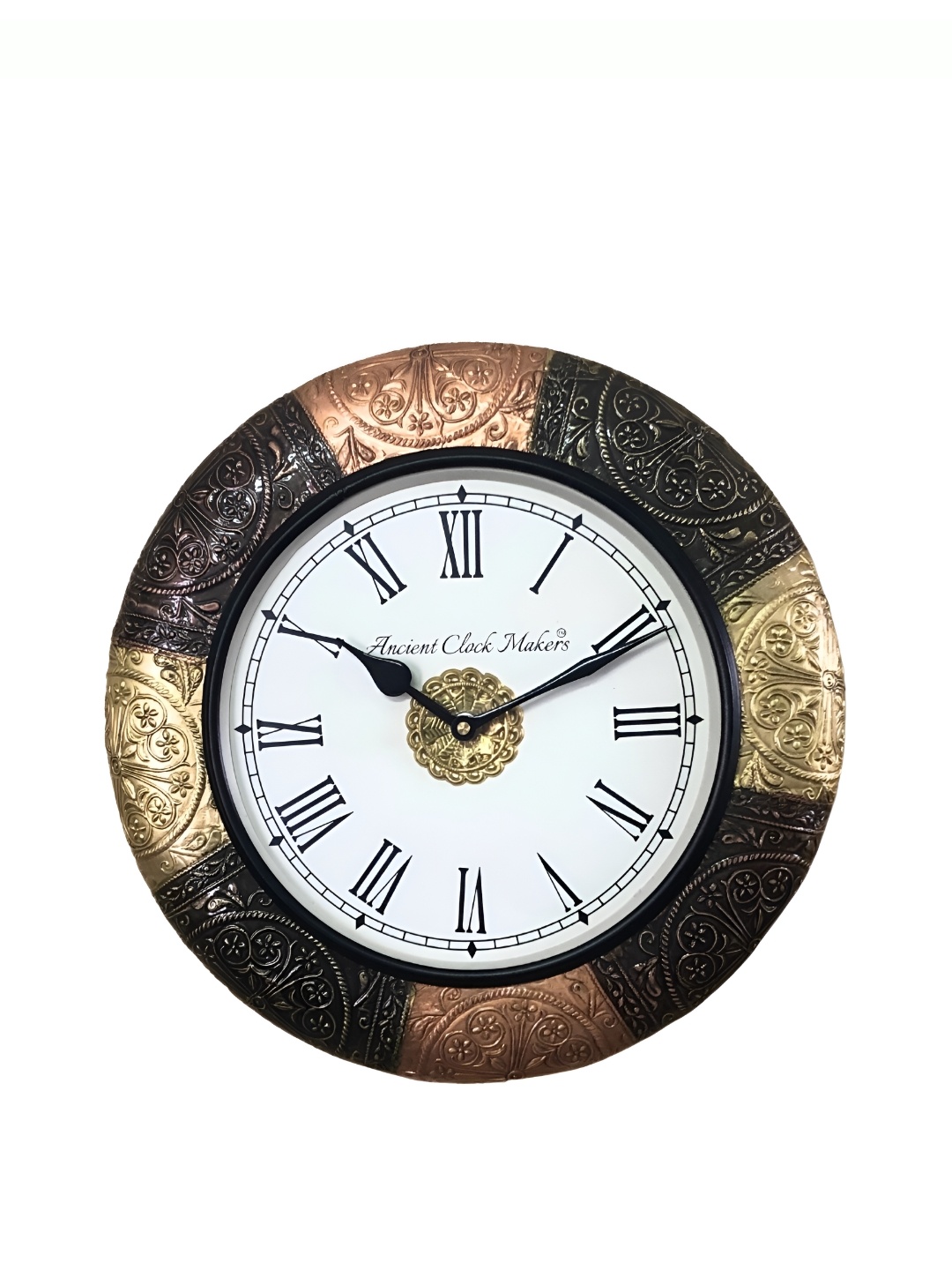 

Heritage India Brown Round Traditional Wall Clock