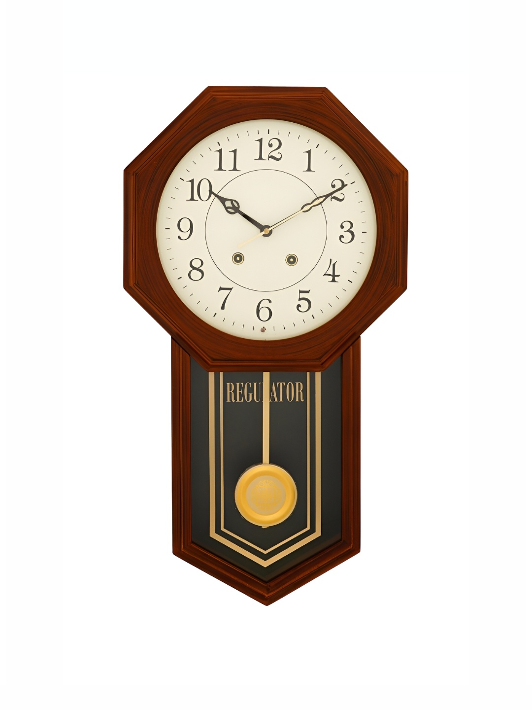 

Heritage India Brown and Black Round Analogue Contemporary Wall Clock