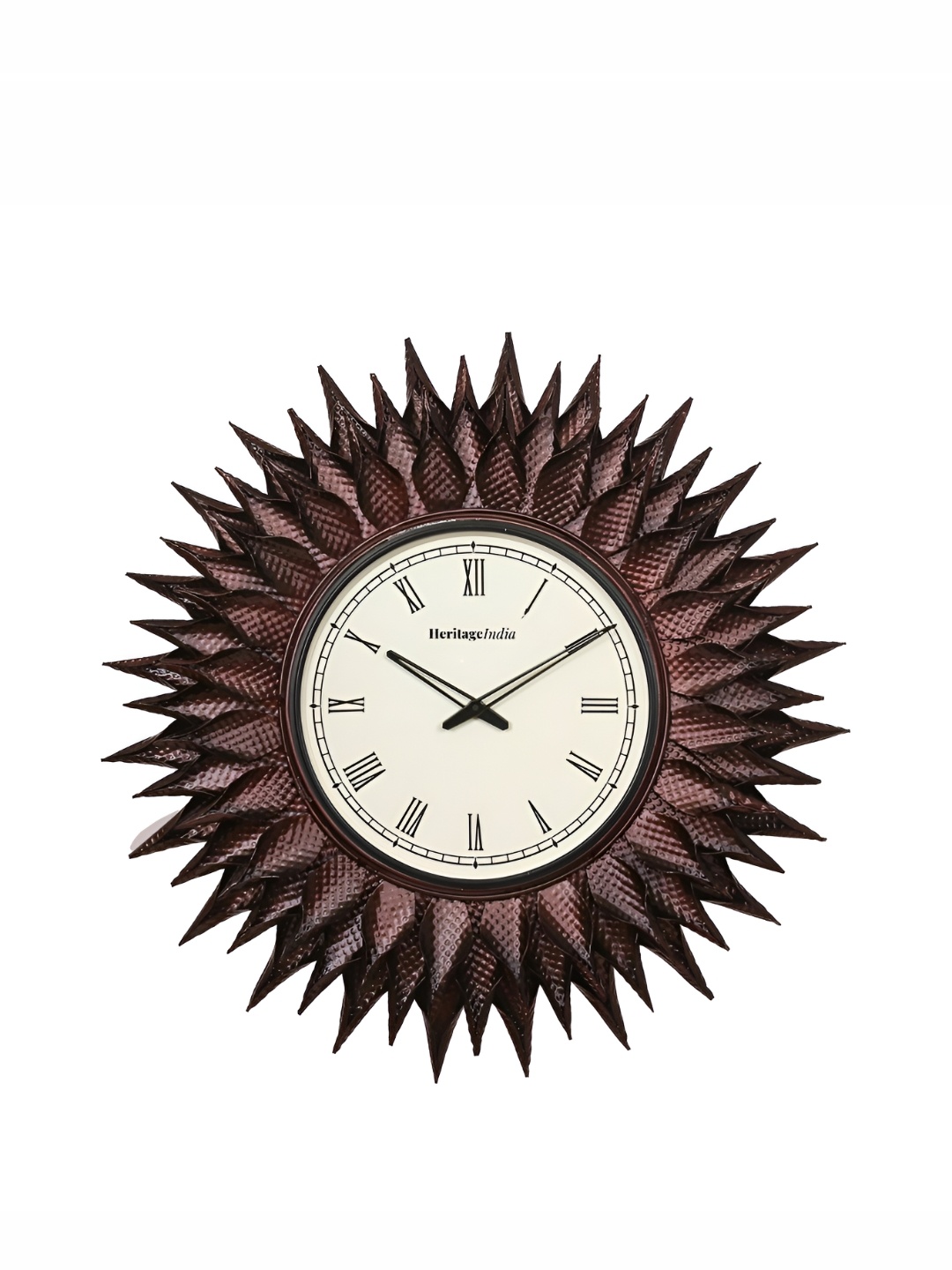 

Heritage India Black & White Textured Analogue Traditional Wall Clock