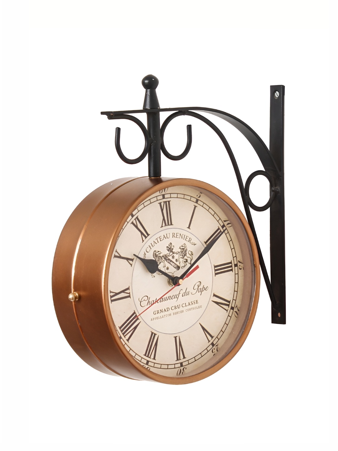 

Heritage India Copper-Toned Contemporary Round Wall Clock