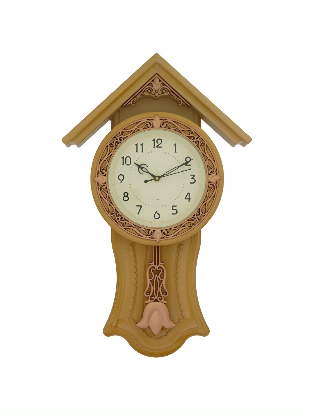 

Heritage India Brown & Yellow Textured Abstract Shaped Vintage Wall Clock