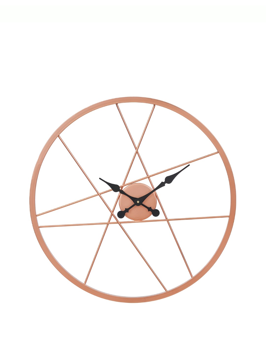 

Heritage India Copper Toned & Black Round Contemporary Wall Clock