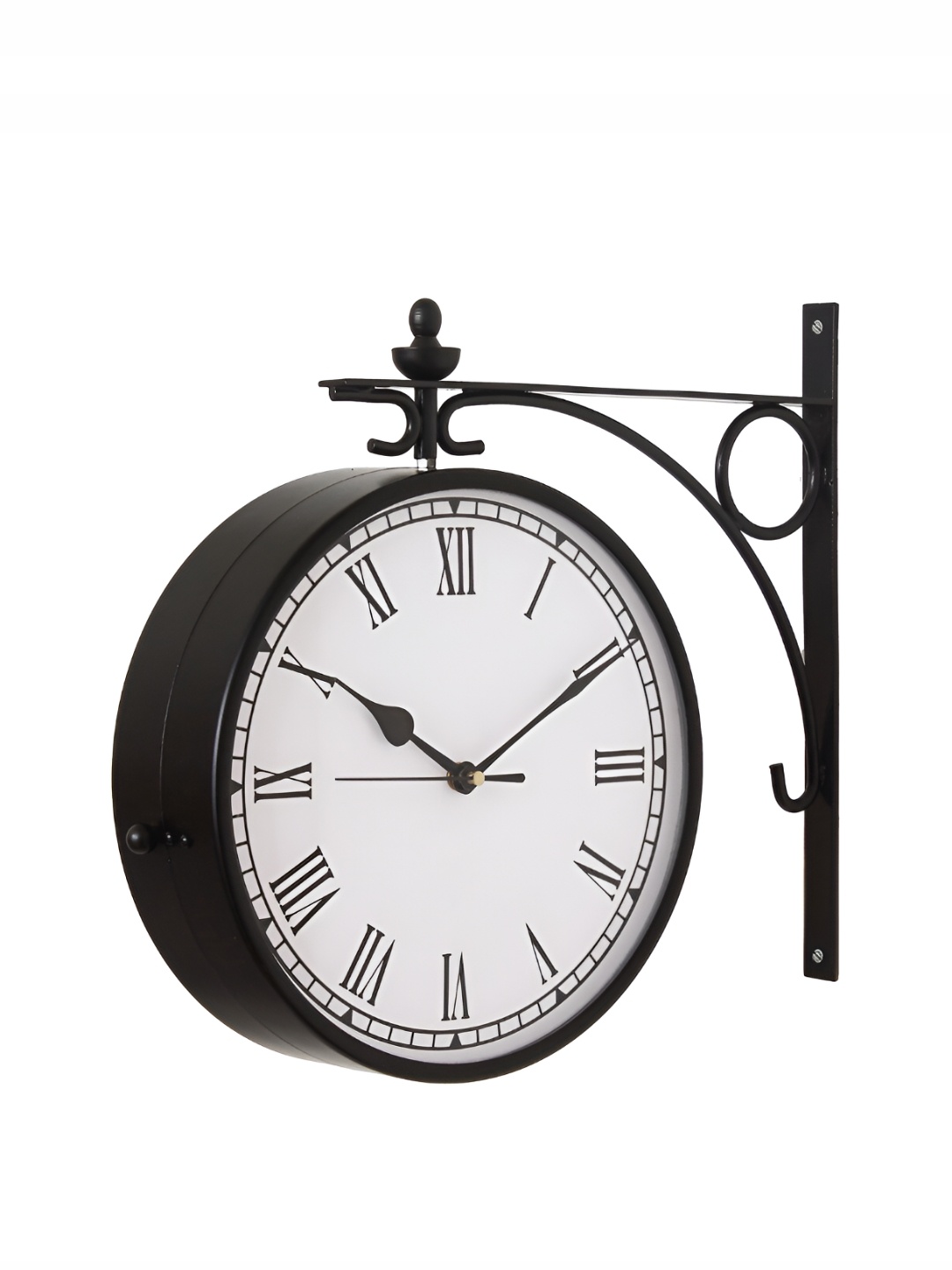 

Heritage India Black Contemporary Wall Clock