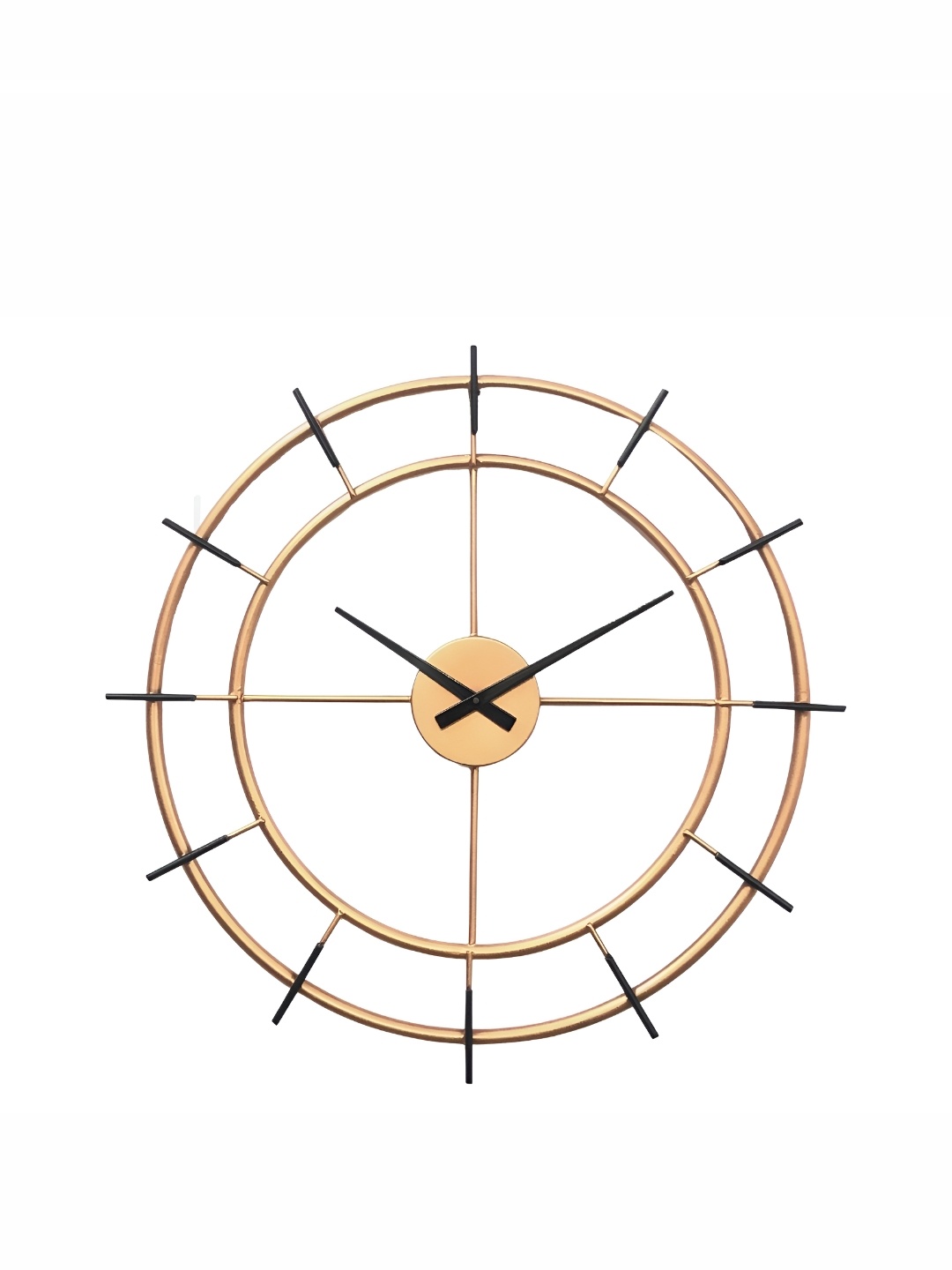 

Heritage India Copper-Toned Contemporary Round Wall Clock
