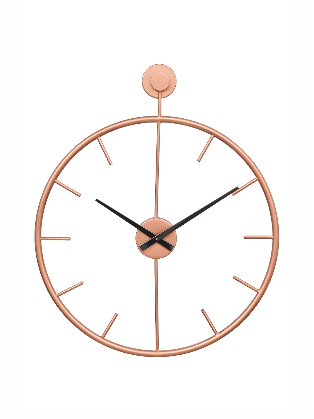 

Heritage India Copper Toned & Black Round Shaped Contemporary Wall Clock