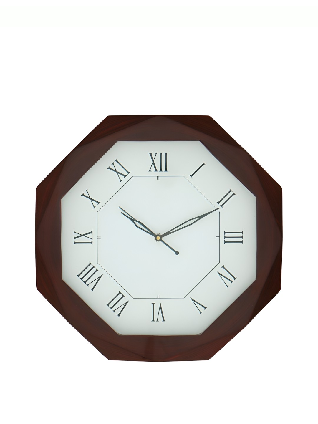 

Heritage India Brown & White Printed Abstract Contemporary Wall Clock