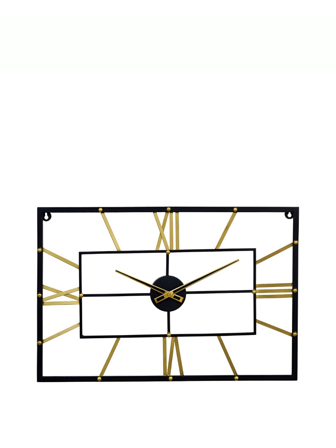 

Heritage India Black Contemporary Round Wall Clock