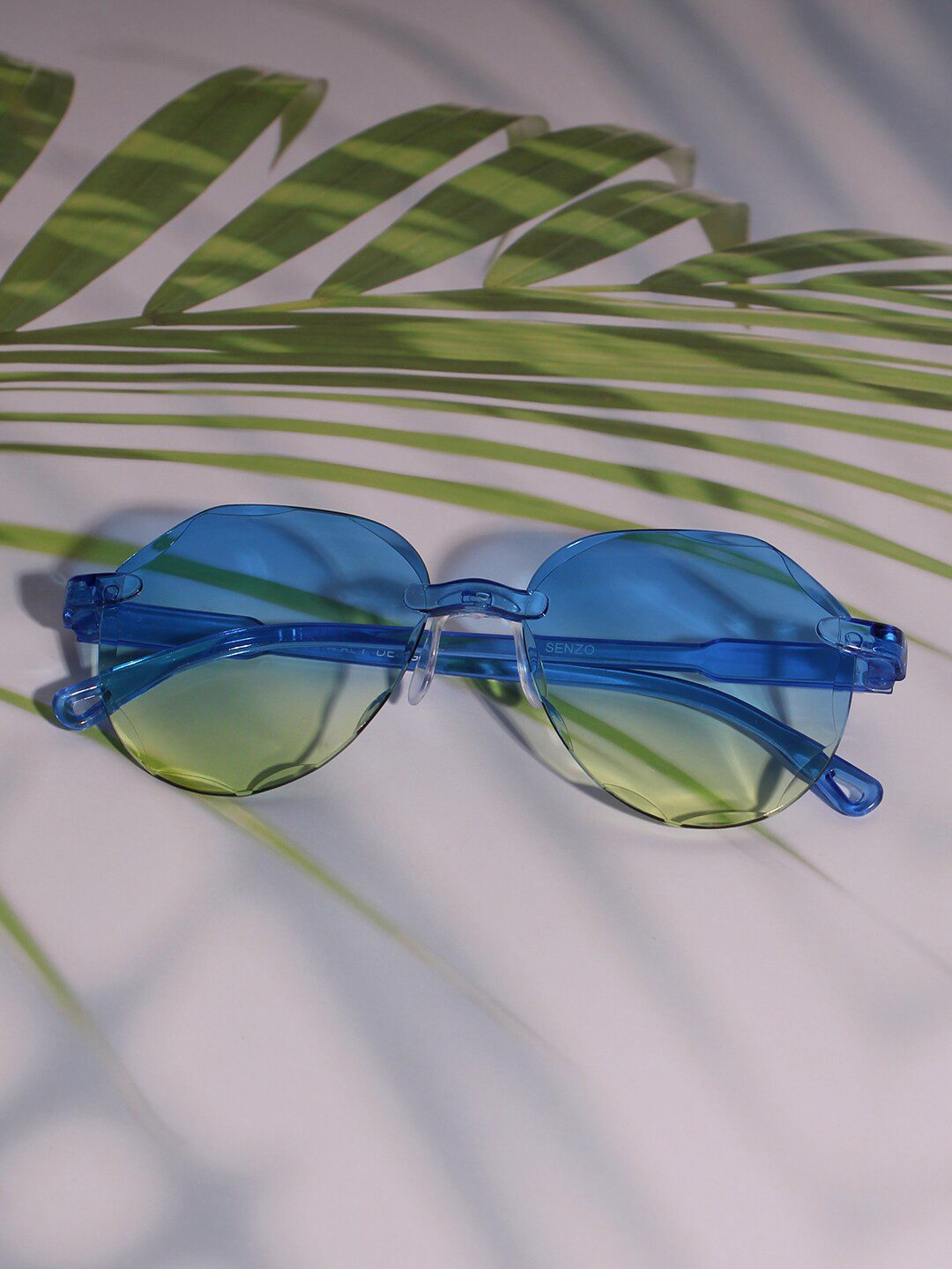 

DukieKooky Kids Aviator Sunglasses With UV Protected Lens, Blue