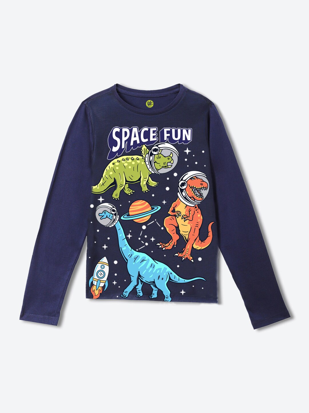 

YK Boys Graphic Printed T-shirt, Blue