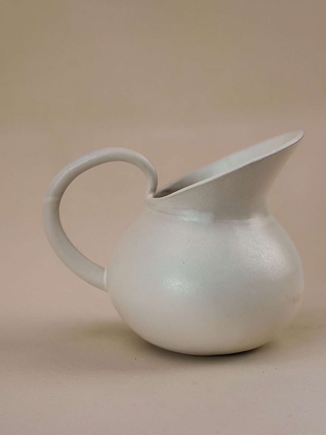 

The Orby House White Ceramic Matte Finished Beer Pitcher