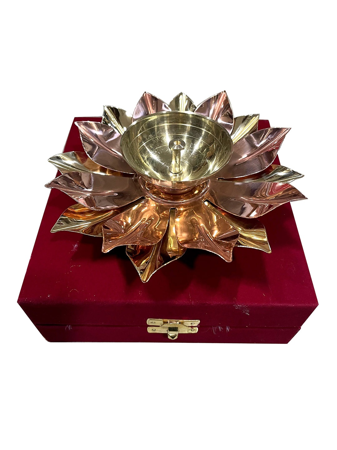 

DSH Crafting Your Curiosity Gold Toned Brass Kamal Diya