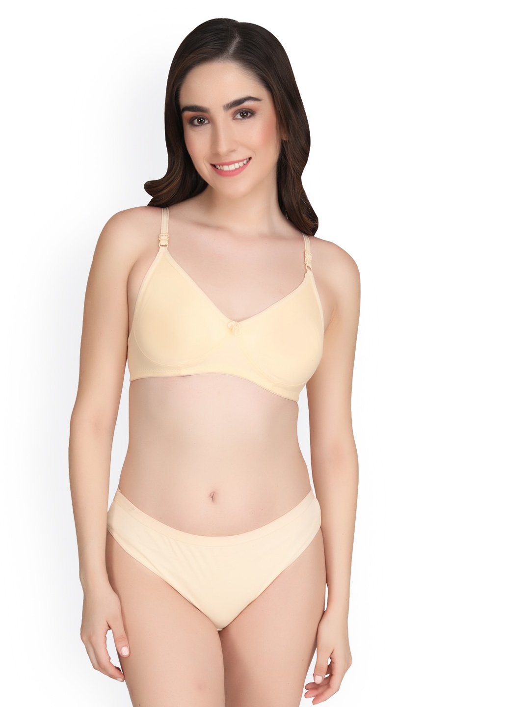 

Liigne Padded Lingerie Set, Cream
