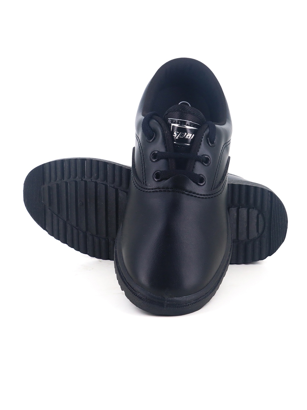

Sparx Kids Round-Toe Comfort-Insole Lace-Up School Shoes, Black