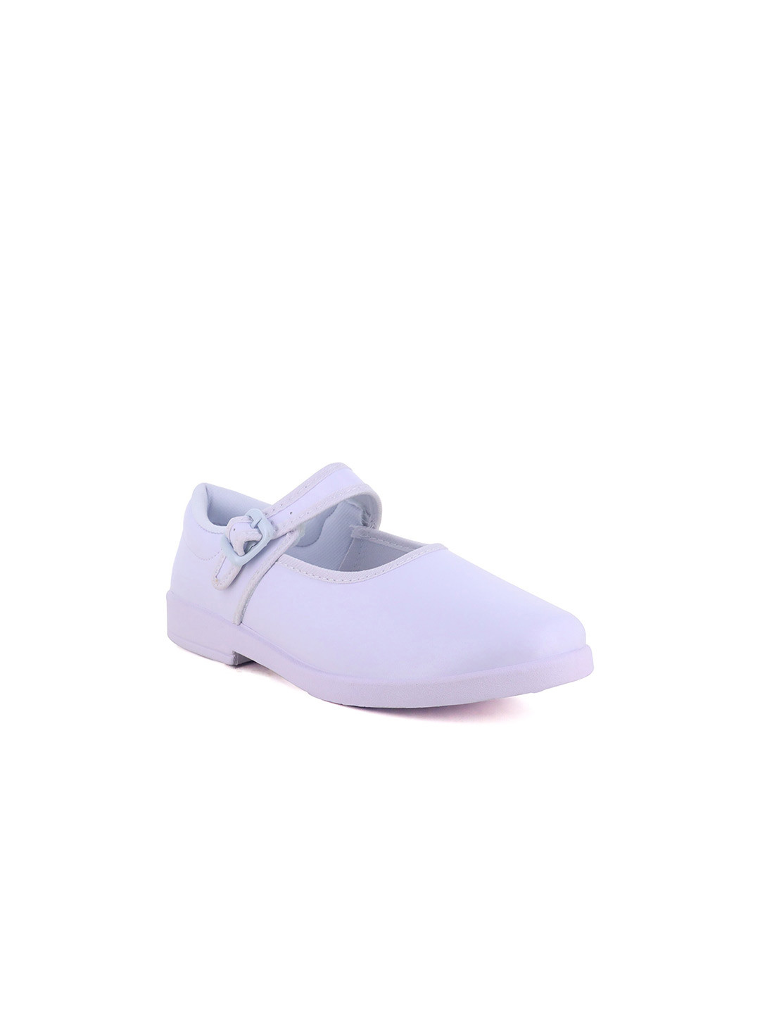 

Sparx Girls Comfort Insole Buckle School Shoe, White
