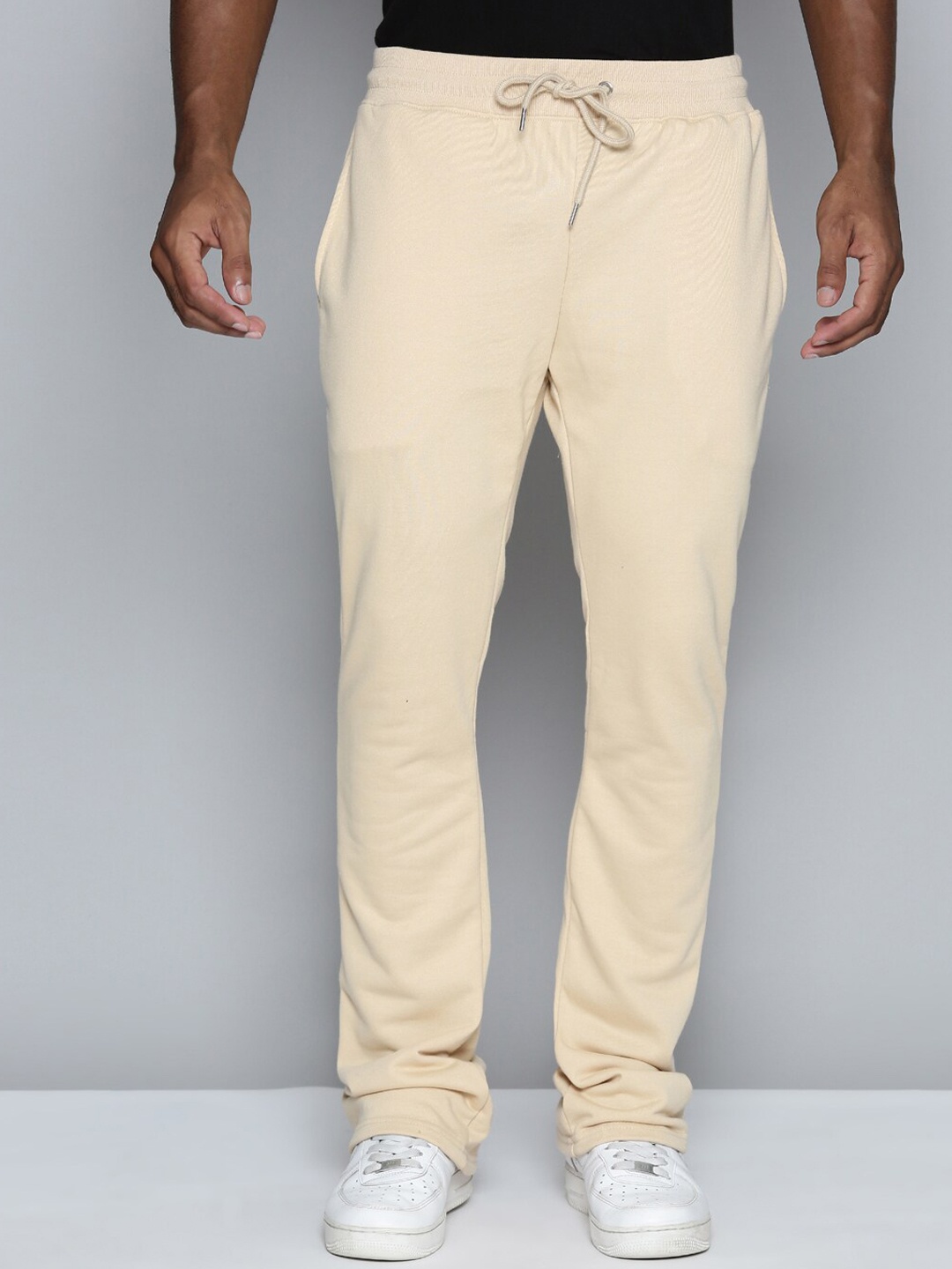 

WAIMEA Men Cotton Track Pants, Cream