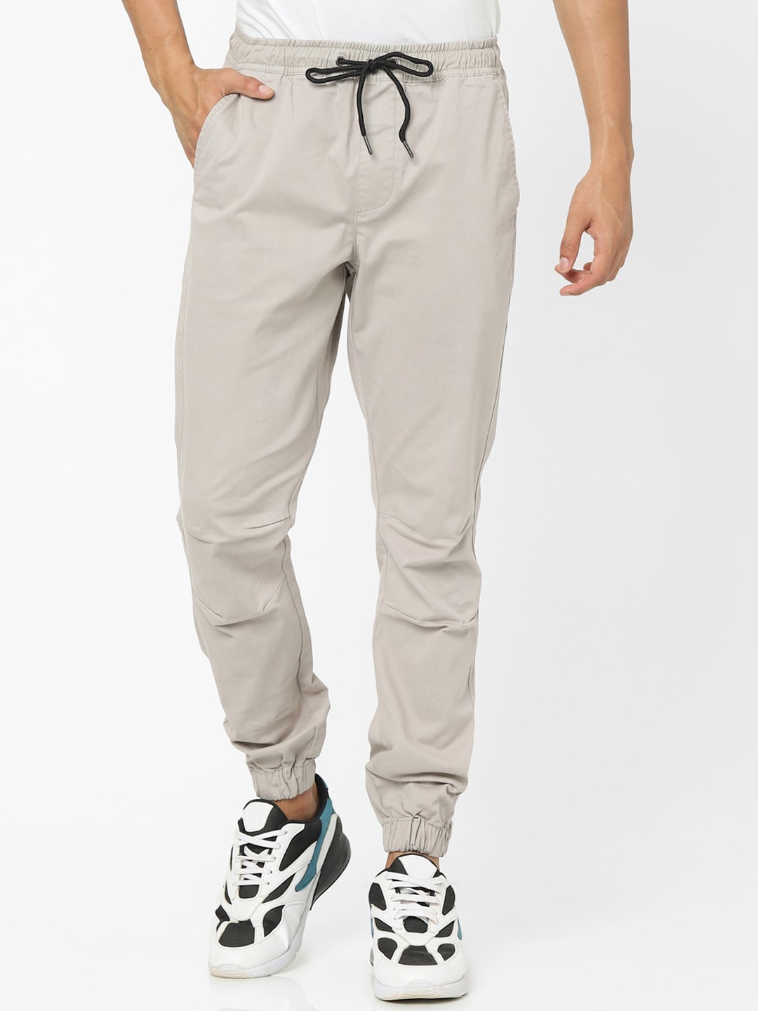 

Celio Men Mid Rise Casual Joggers, Grey
