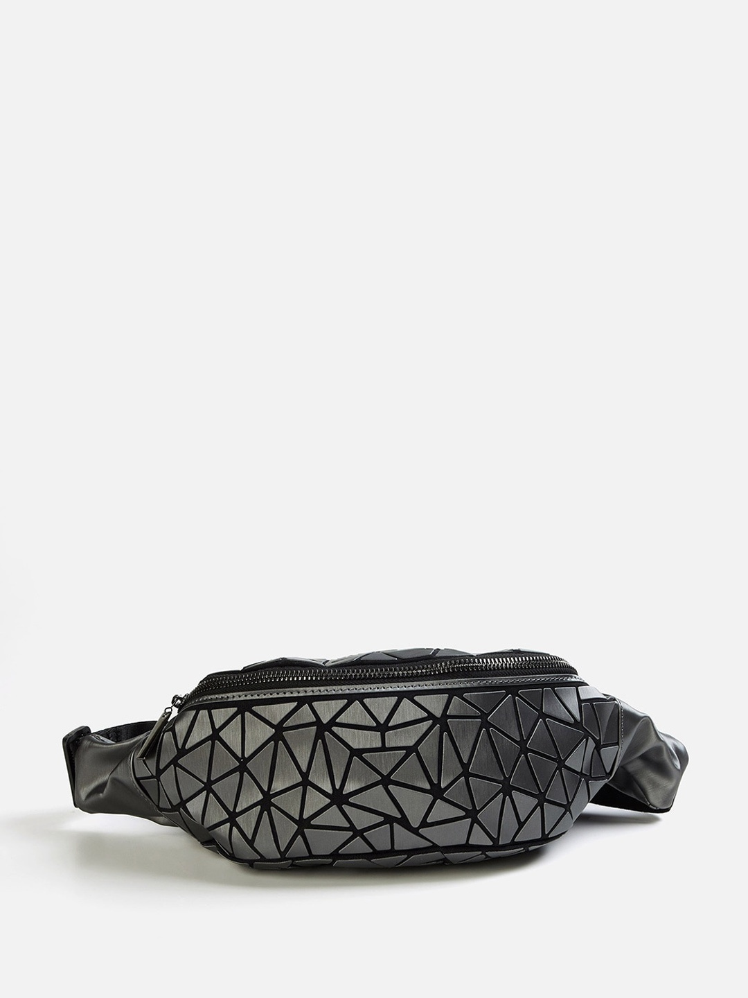 

Ginger by Lifestyle Geometric Embellished Sling Bag, Grey