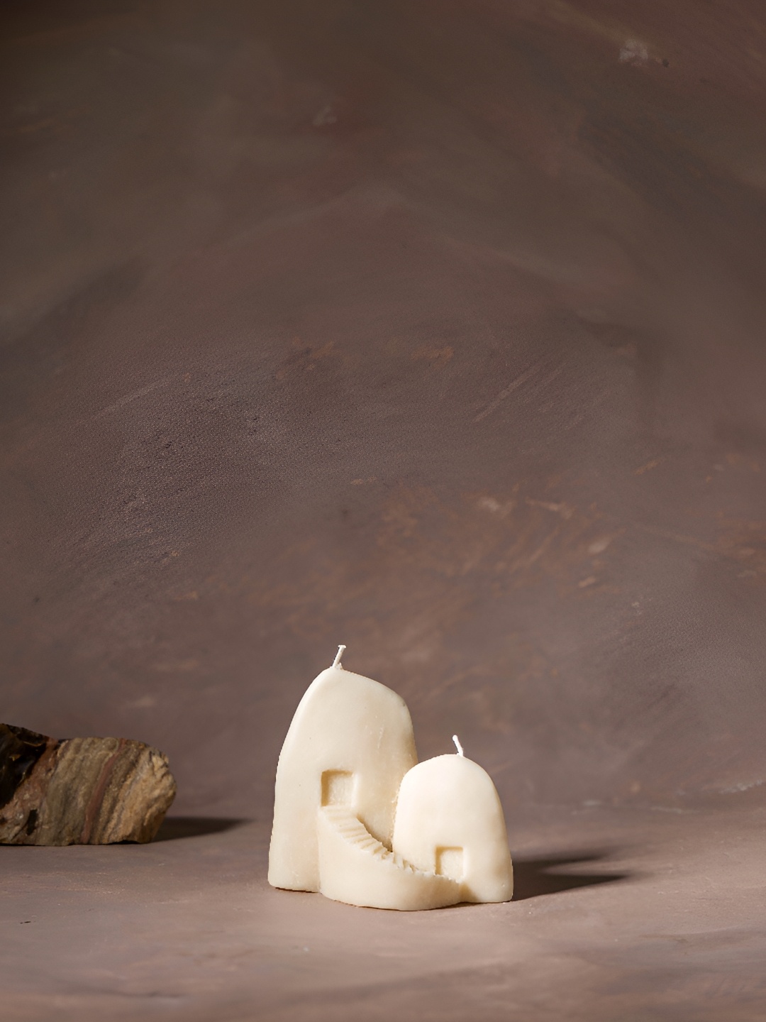

The Orby House White Cavern home Pillar Candle