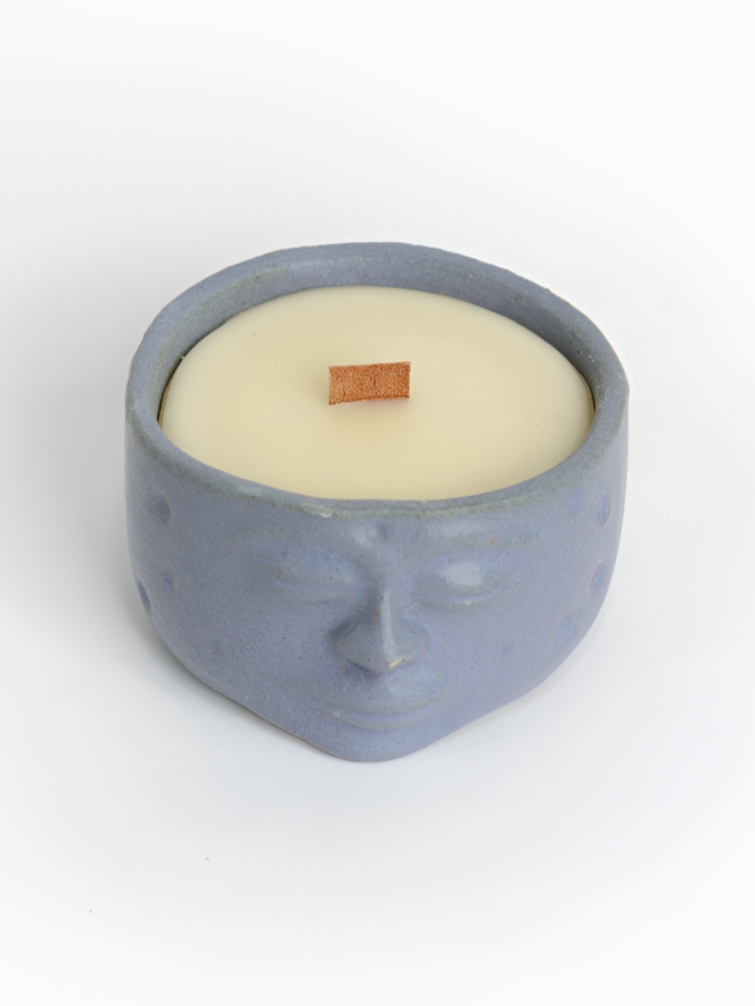 

The Orby House Grey Oberon moon Ceramic Jar Candle