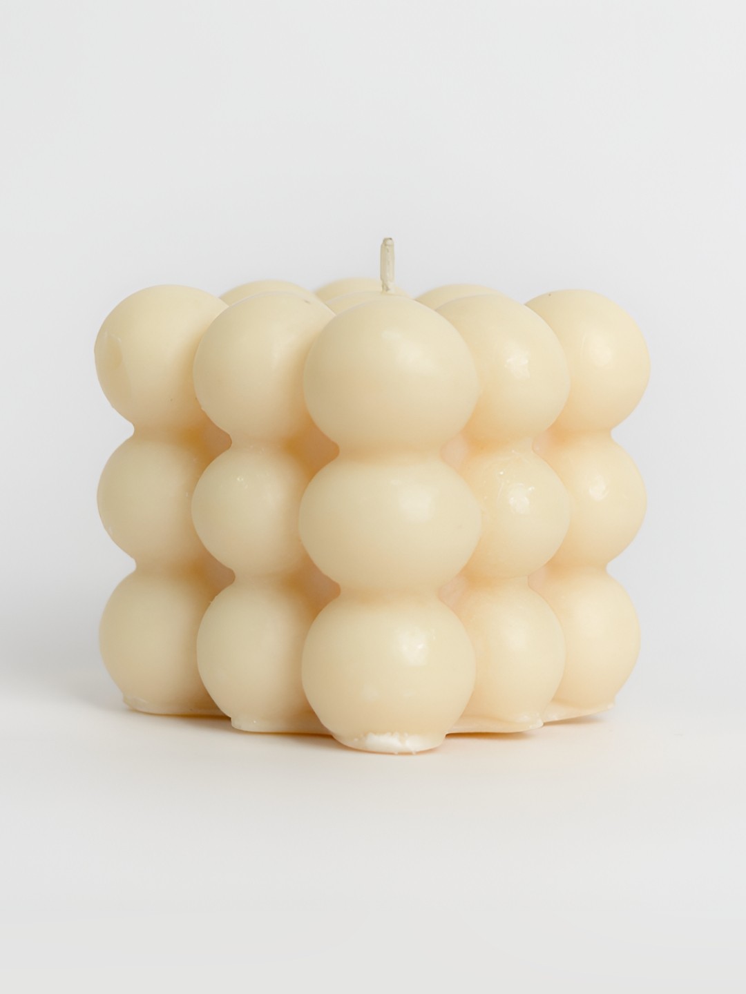 

The Orby House White Scented Bubble Pillar Candle