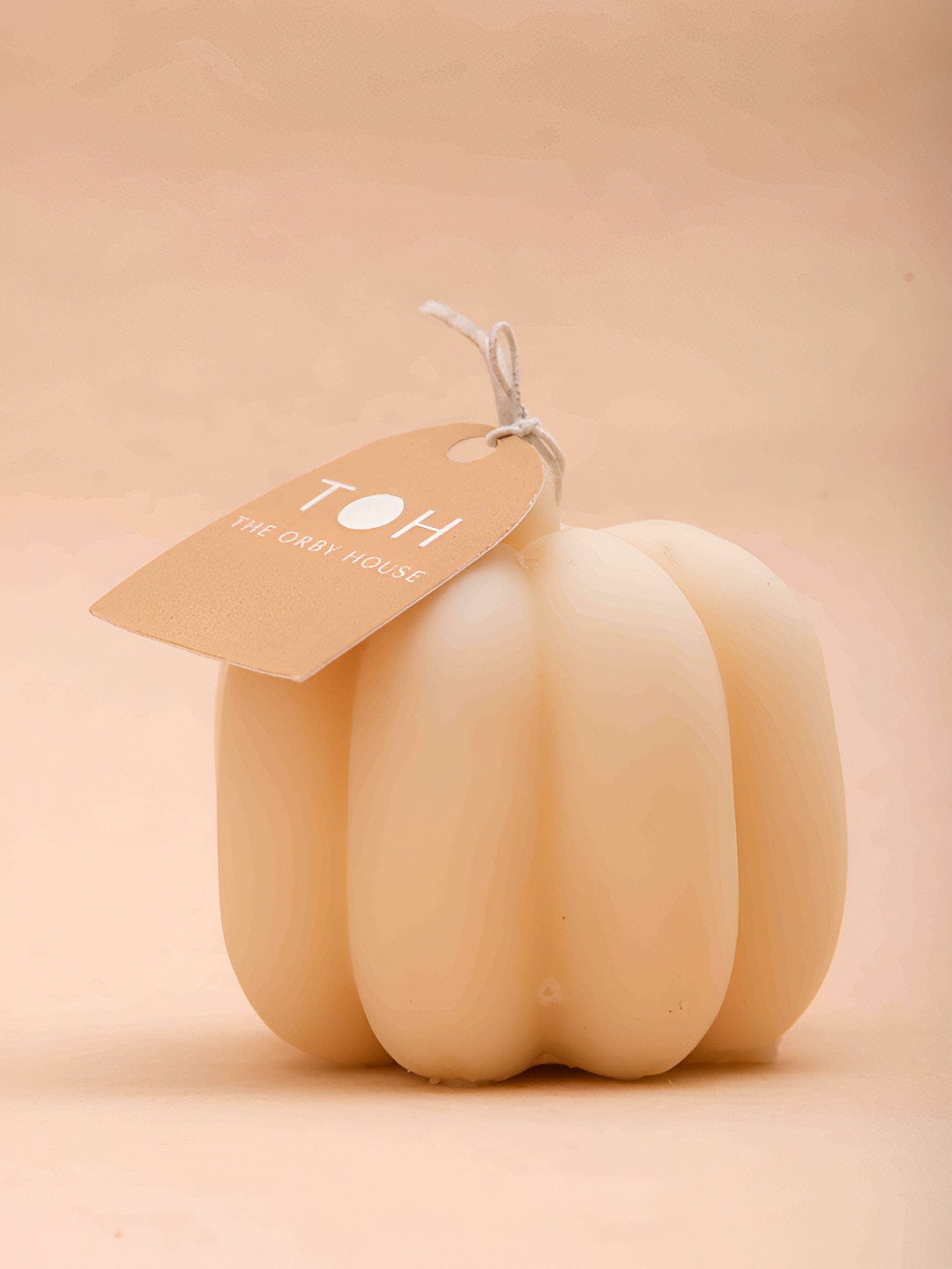 

The Orby House White 2 pieces Scented Pumpkin Pillar Candle