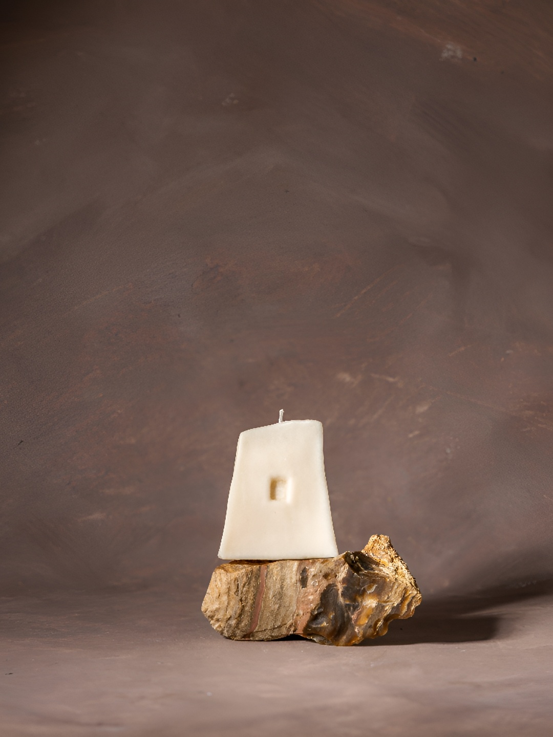 

The Orby House White Scented Triangle Cave house Pillar Candle