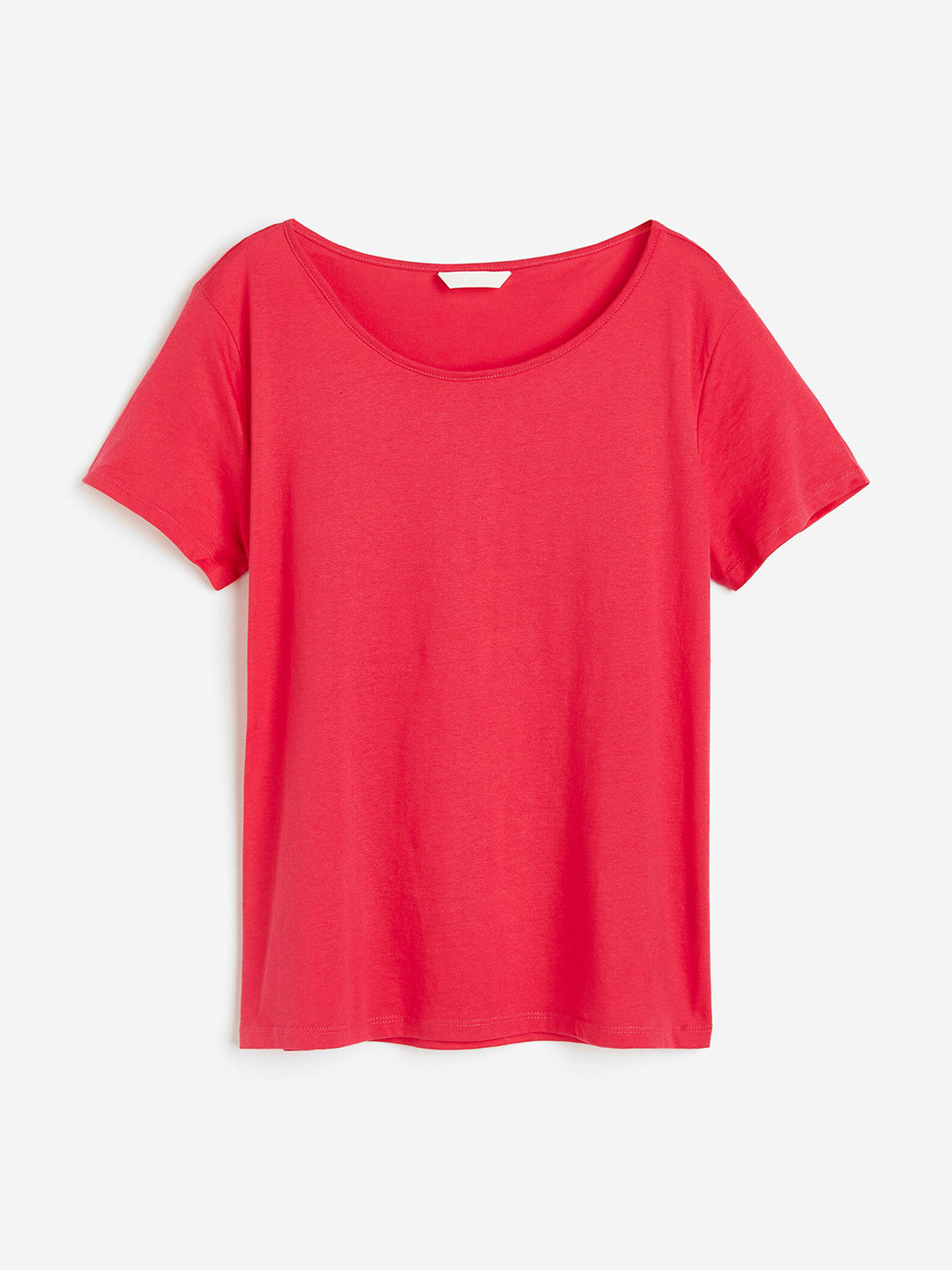 

H&M Women Pure Cotton T-Shirt, Pink