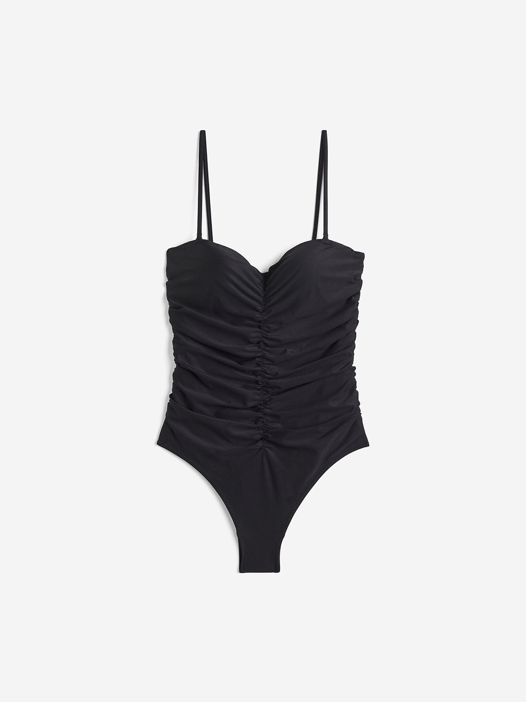 

H&M Women Shaping Bandeau Swimsuit, Black