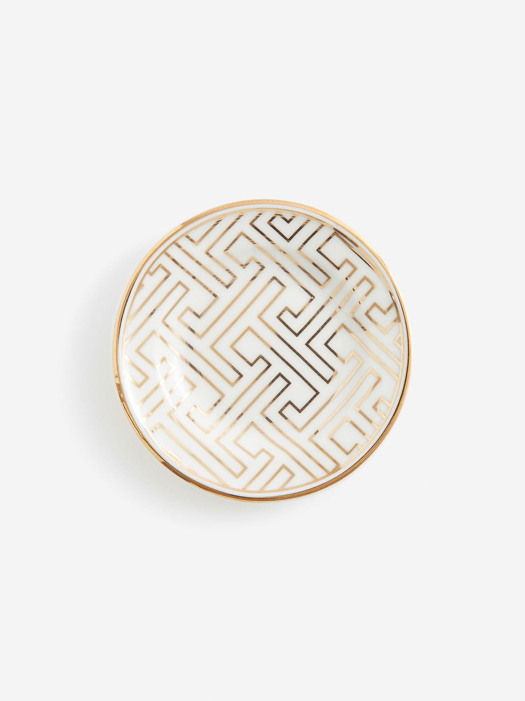 

H&M White Printed Mini Plate