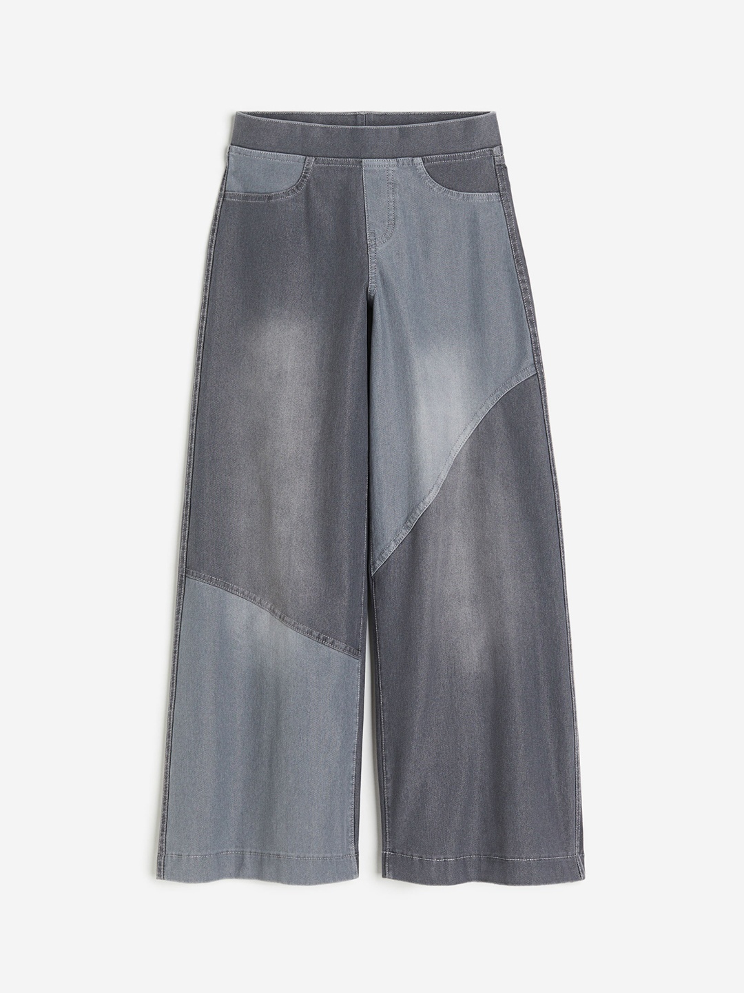 

H&M Girls Wide Trousers, Grey