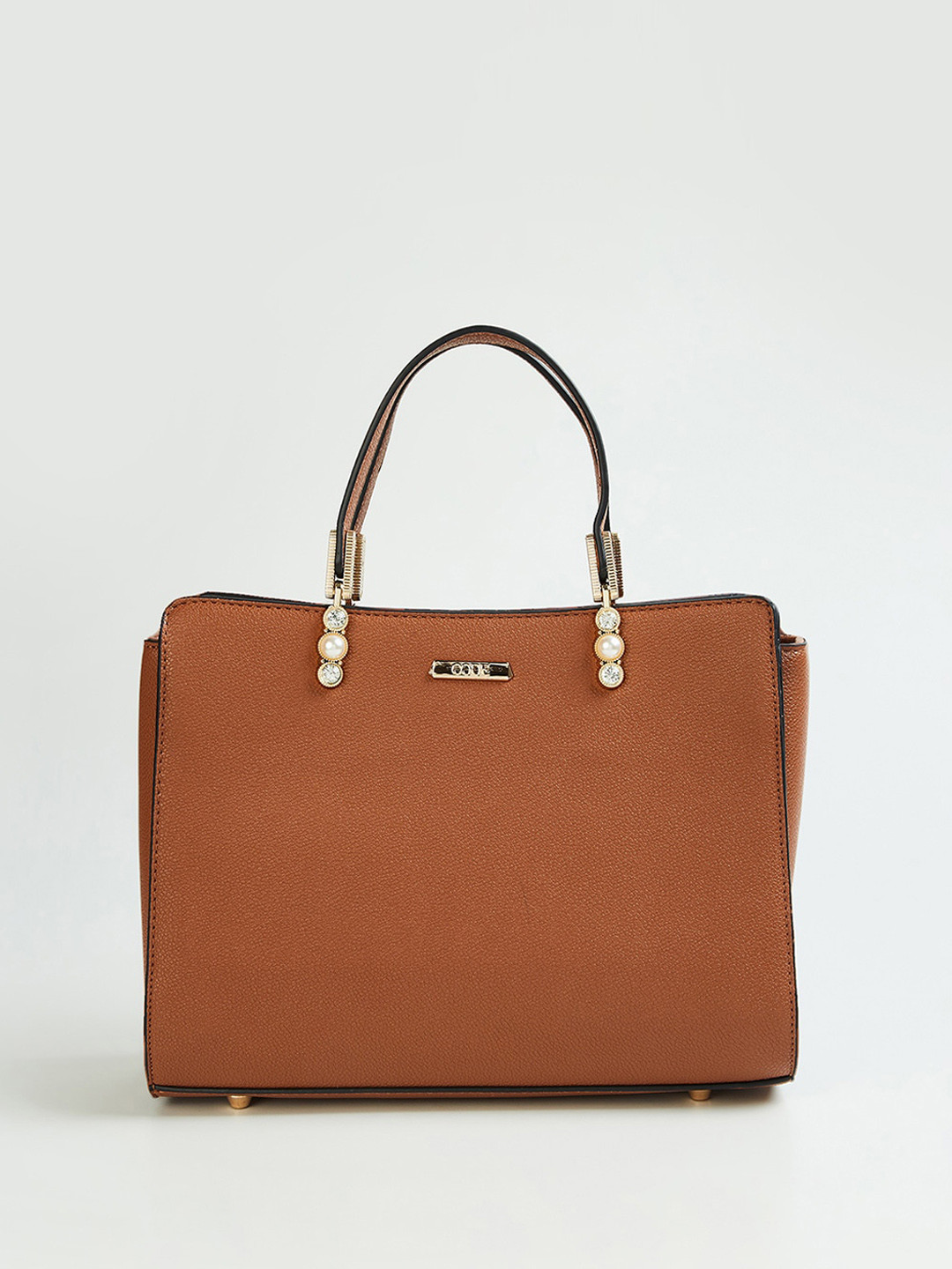 

CODE by Lifestyle Structured Handheld Bag, Tan