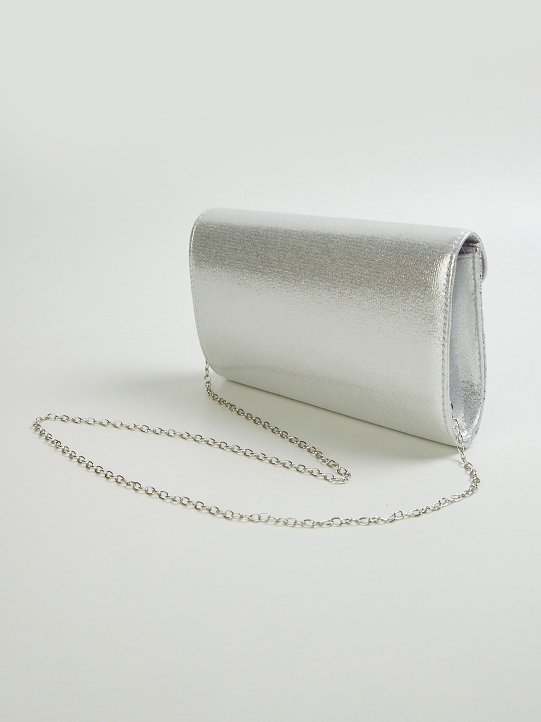 

CODE by Lifestyle Embellished Structured Sling Bag, Silver