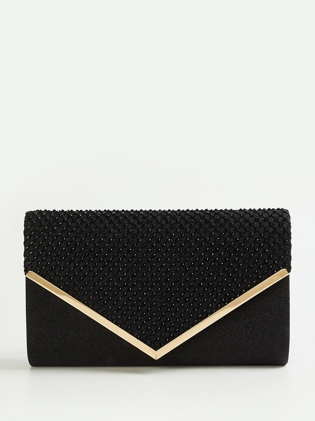 

CODE by Lifestyle Embellished Structured Sling Bag, Black