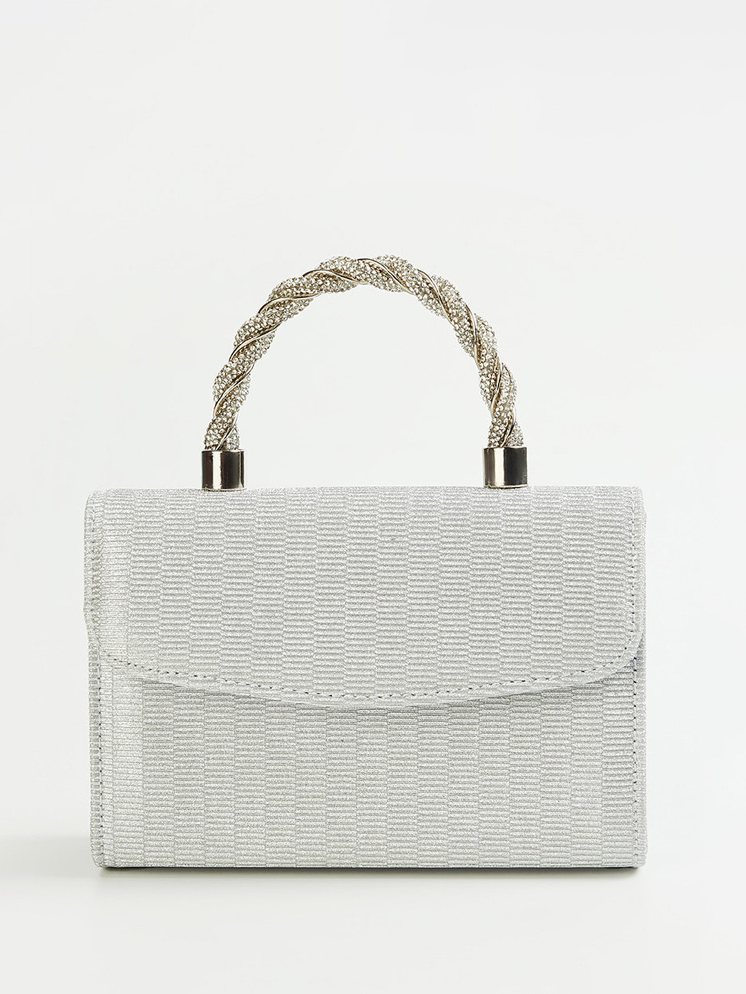 

CODE by Lifestyle Textured Shoulder Bag, Silver