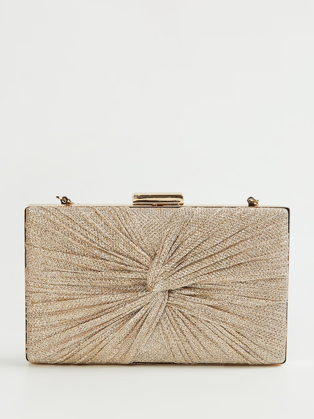 

CODE by Lifestyle Embellished Box Clutches, Gold