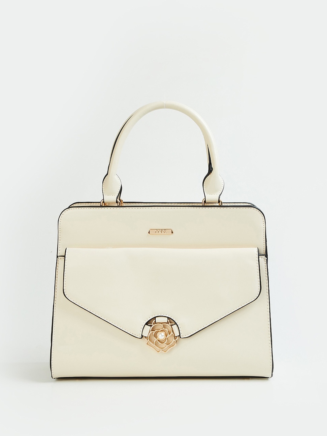 

CODE by Lifestyle Structured Handheld Bag, Beige