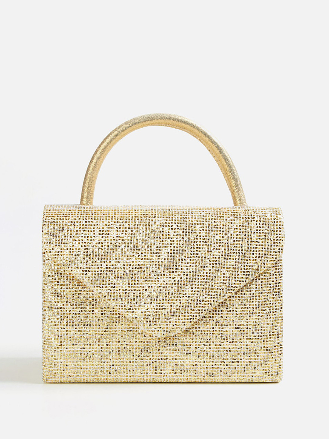 

CODE by Lifestyle Embellished Structured Handheld Bag, Gold