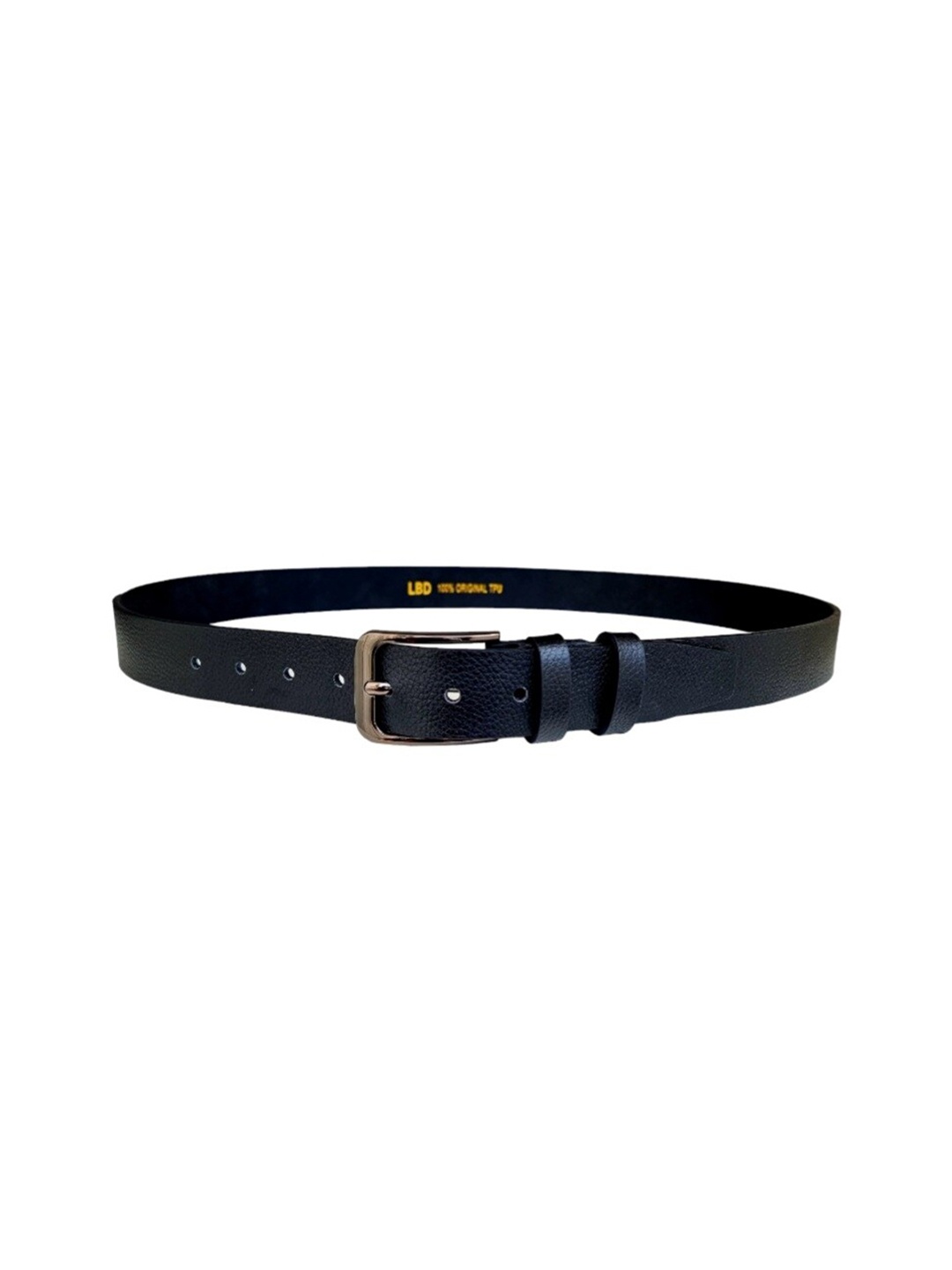 

Ultimo Men Textured PU Belt, Black