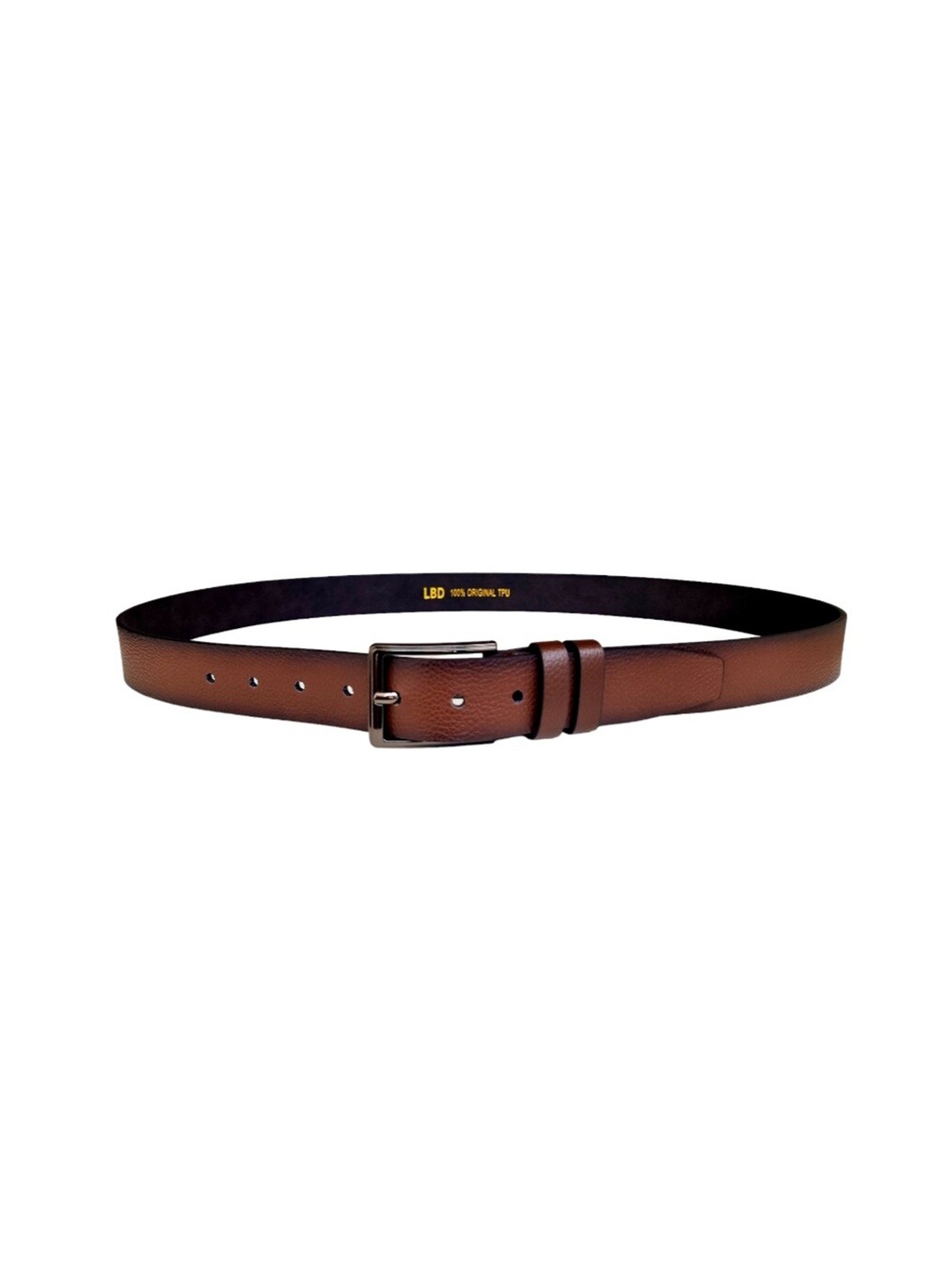 

Ultimo Men Textured PU Belt, Brown