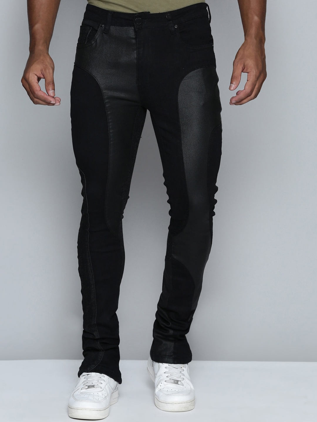 

WAIMEA Men Hollywood Bootcut Stretchable Jeans, Black